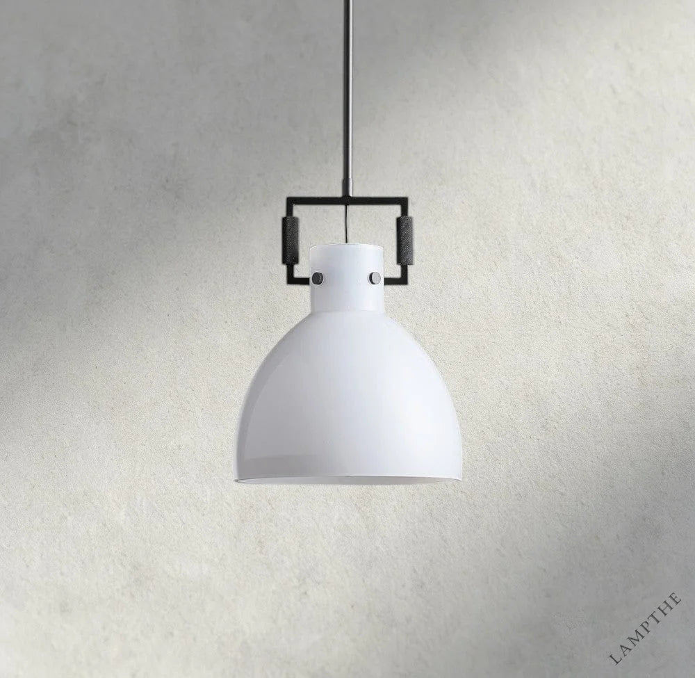 MACHINIST MILK GLASS CLOCHE PENDANT 10", 14", 18"