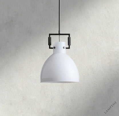MACHINIST MILK GLASS CLOCHE PENDANT 10", 14", 18"