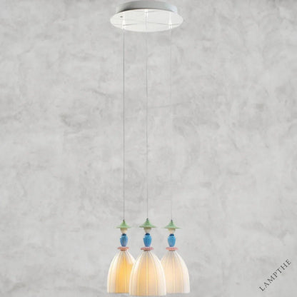 Madeaoiselle Round 3-Lights Ceiling Lamp