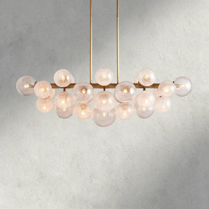 Brass Mandoza Linear Chandelier