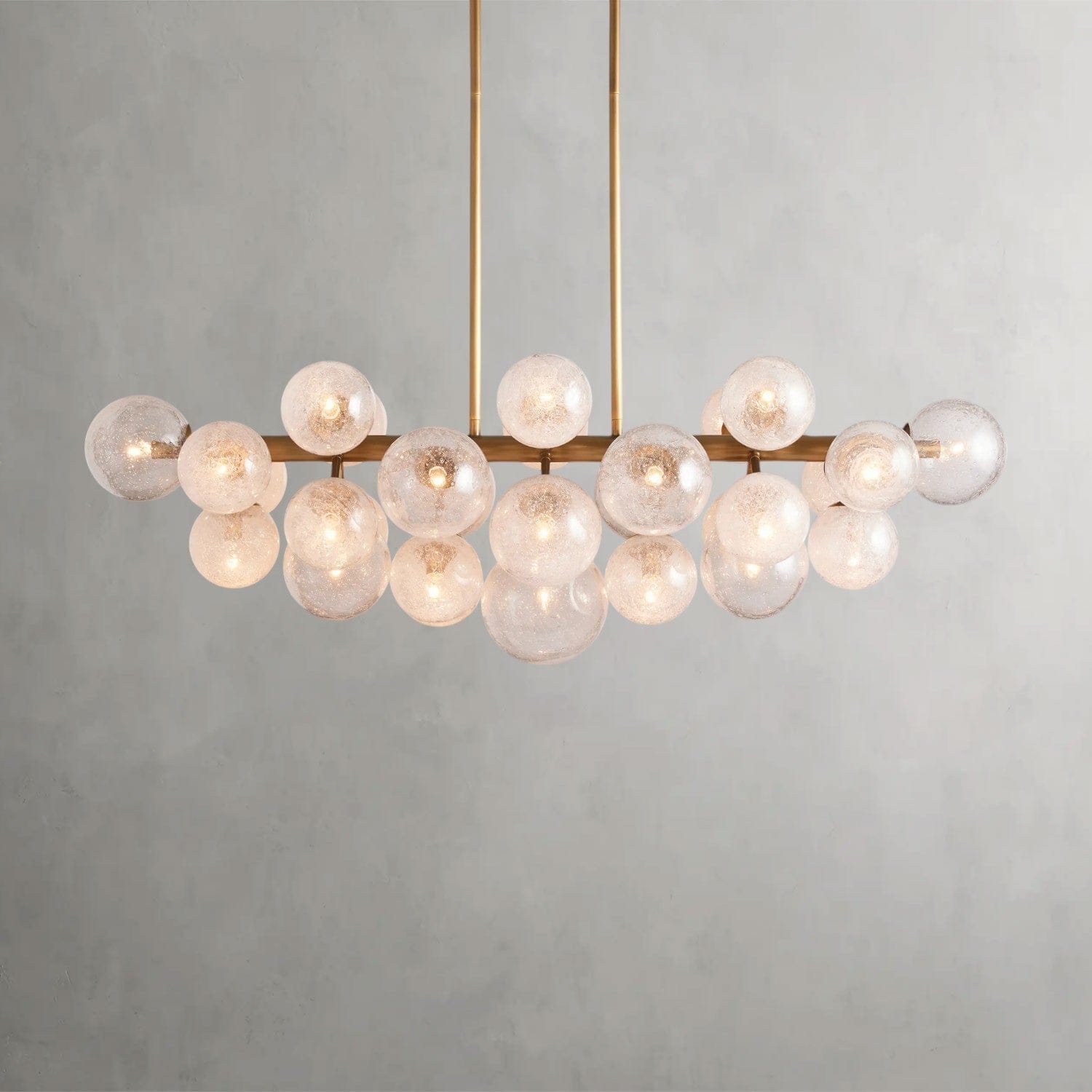 Brass Mandoza Linear Chandelier