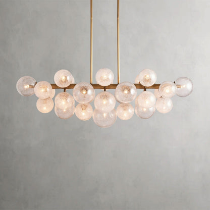 Brass Mandoza Linear Chandelier