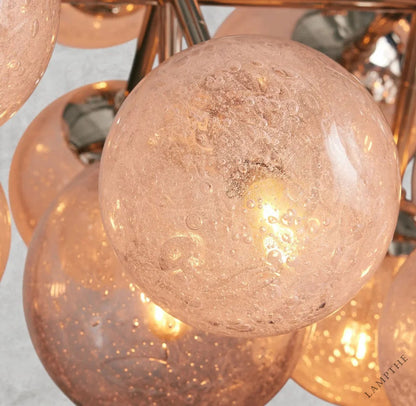 Mandoza Linear Glass Chandelier
