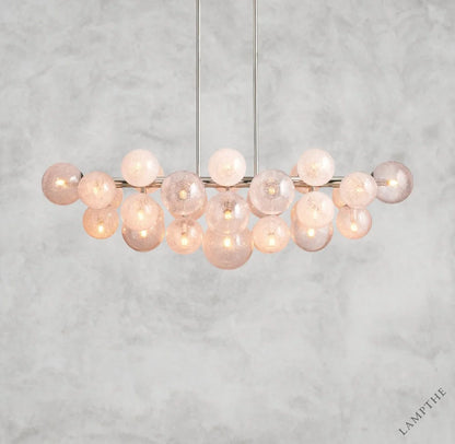 Mandoza Linear Glass Chandelier