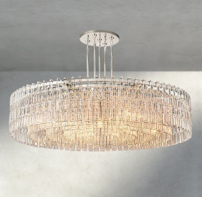 60" / Nickle Marignan Round Chandelier 36", 48", 60"