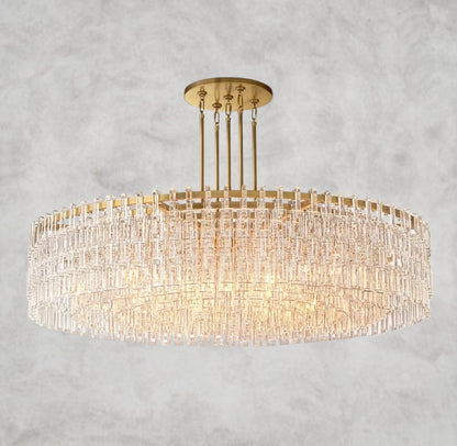 60" / Brass Marignan Round Chandelier 36", 48", 60"