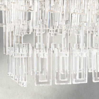 Marignan Tiered Rectangular Chandelier 60", 72"