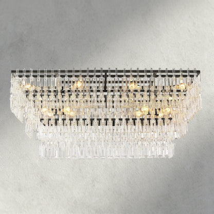 60" / Bronze Marignan Tiered Rectangular Chandelier 60", 72"