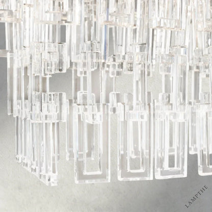 Marignan Tiered Rectangular Chandelier 60", 72"