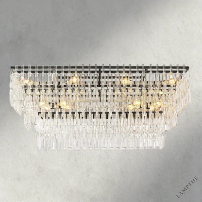 60" / Bronze Marignan Tiered Rectangular Chandelier 60", 72"