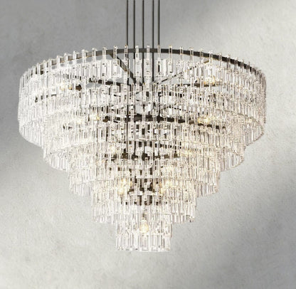 60" / Bronze Marignan Tiered Round Chandelier 36", 48", 60"
