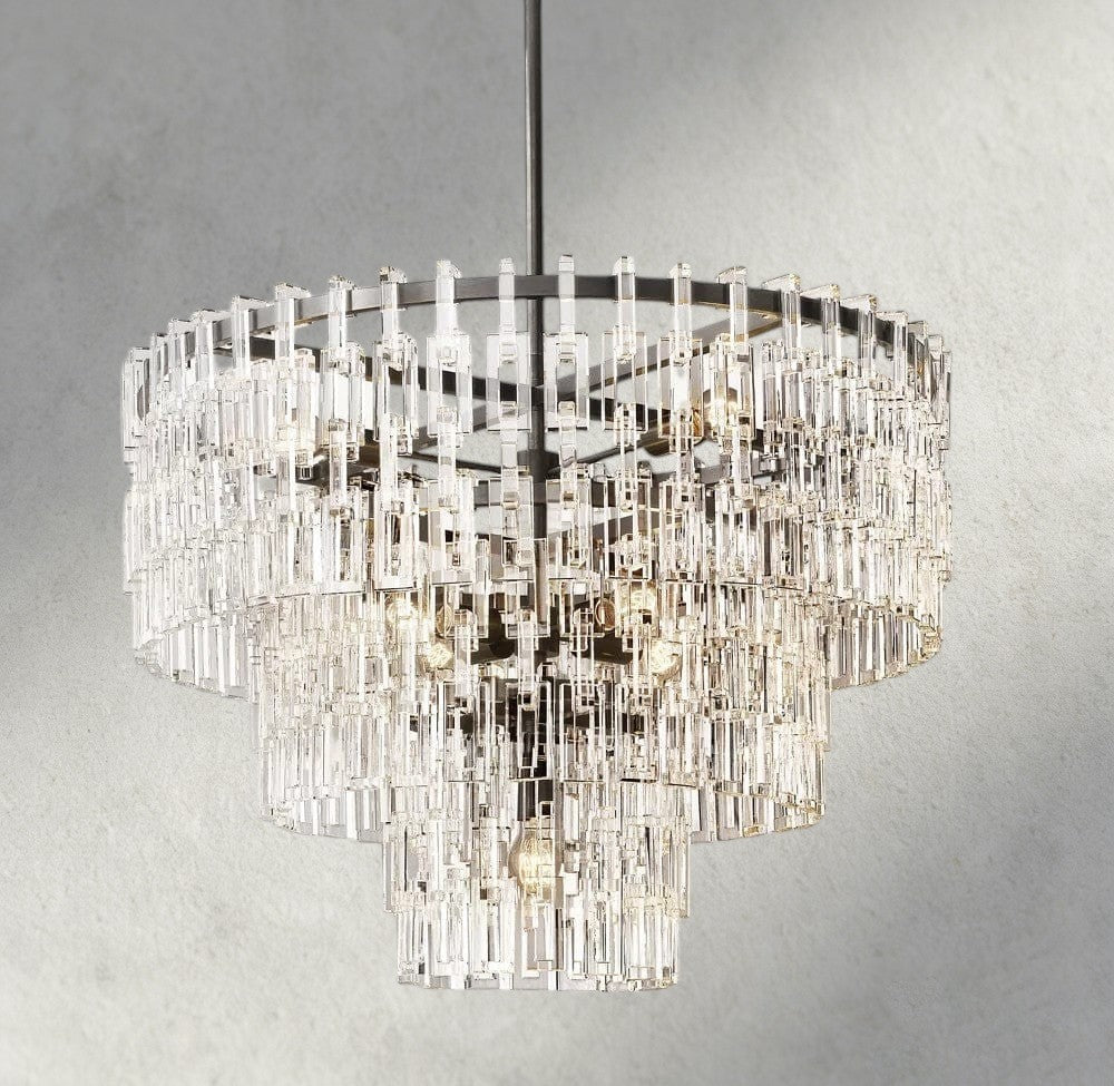 36" / Bronze Marignan Tiered Round Chandelier 36", 48", 60"