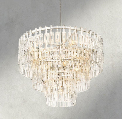 36" / Nickle Marignan Tiered Round Chandelier 36", 48", 60"