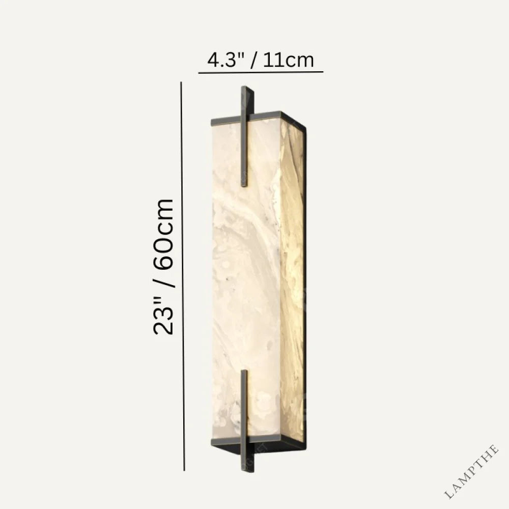 Maros Alabaster Wall Sconce For Bedroom