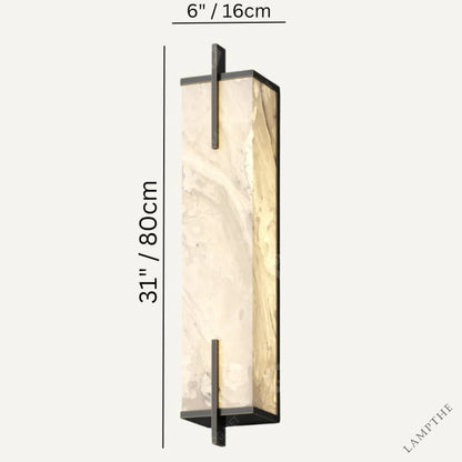 Maros Alabaster Wall Sconce For Bedroom