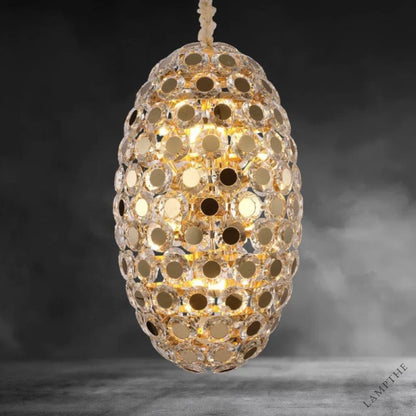 Micael14-Light Crystal Geometric Chandelier