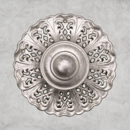 Antique Silver / Clear Heritage Crystal Milano 28-light Crystal Chandelier 50"