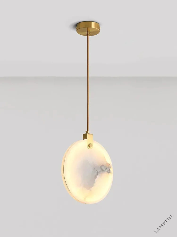 Moonshade Natural Marble Pendant Light Fixture
