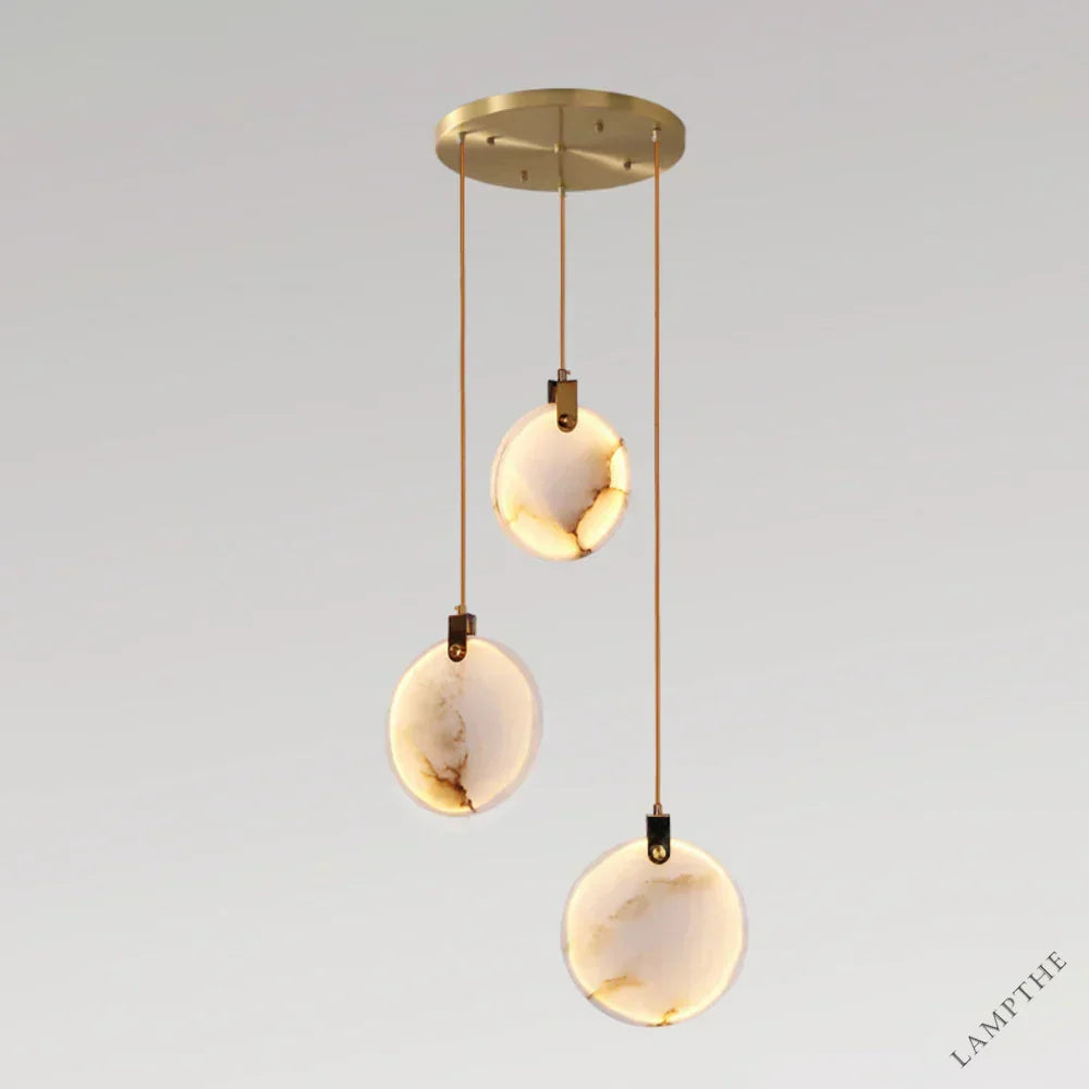 Moonshade Natural Marble Pendant Light Fixture