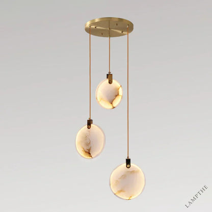 Moonshade Natural Marble Pendant Light Fixture