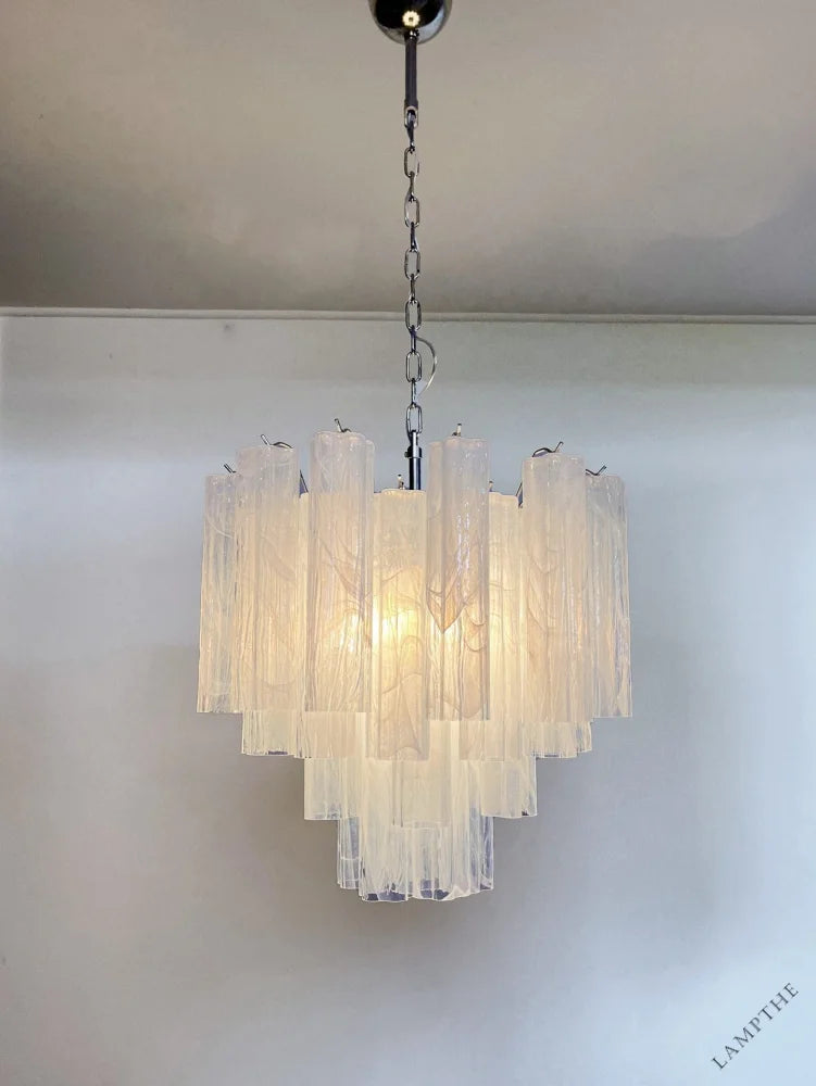 Murano Chandelier – 36 tubes – Alabaster white