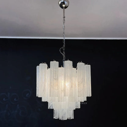 Murano Chandelier – 36 tubes – Alabaster white