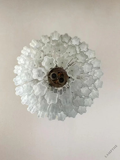 Murano Chandelier – 48 tubes – Alabaster White