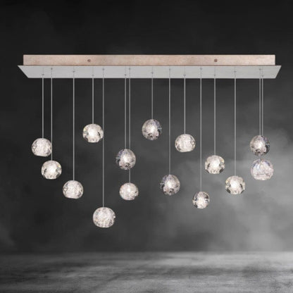 15 - Light / Brass Natural Inspirations 15 - Light Long Chandelier