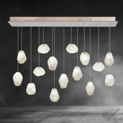 15 - Light / Brass Natural Inspirations Chandelier