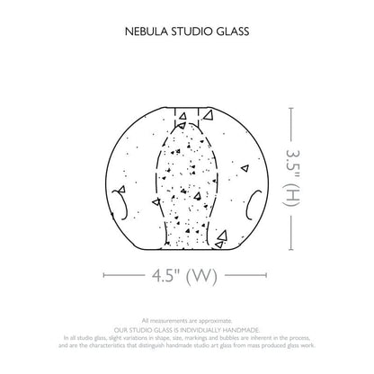 Nature-inspired round crystal Chandelier