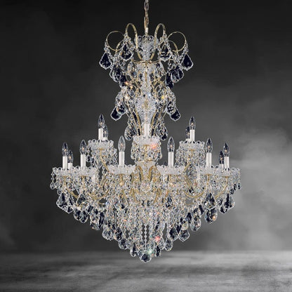 Heirloom Gold / Heritage Crystal New Orleans Chandelier 36“