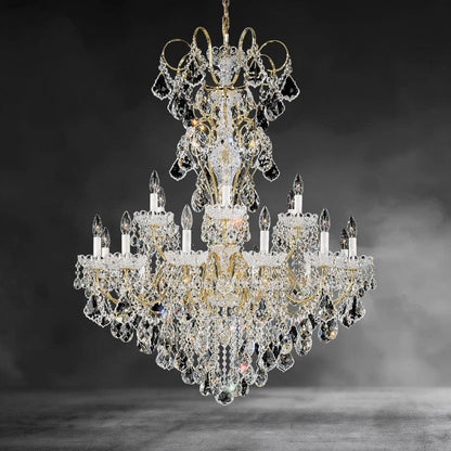Gold / Heritage Crystal New Orleans Chandelier 36“