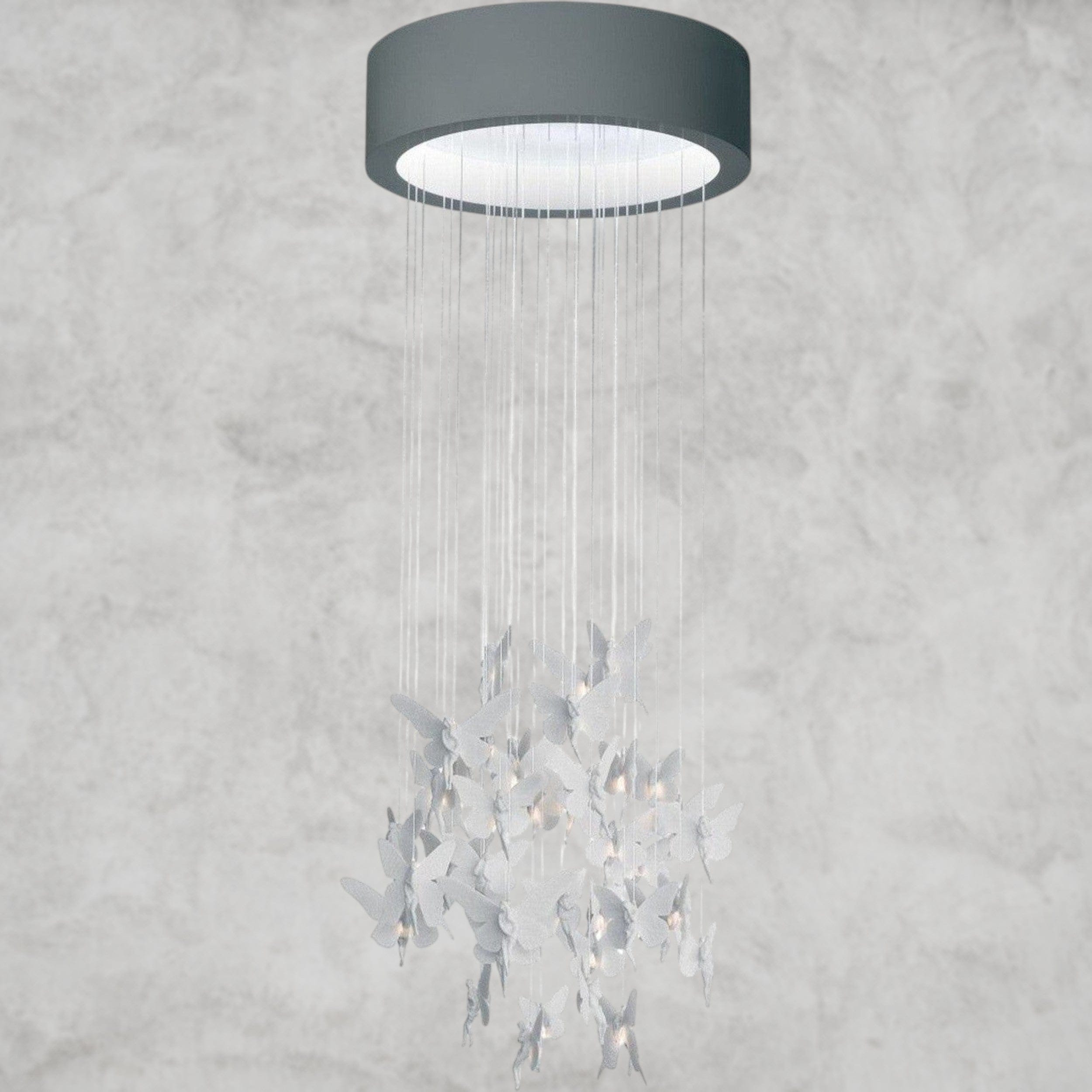 White Niagara Chandelier 23"