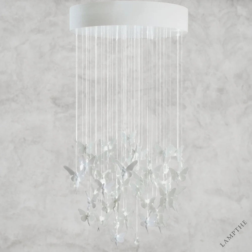 White Niagara Chandelier 31"