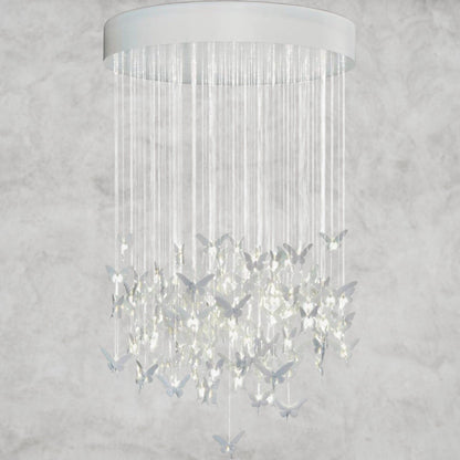 White Niagara Chandelier 53"