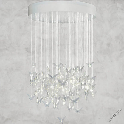White Niagara Chandelier 53"