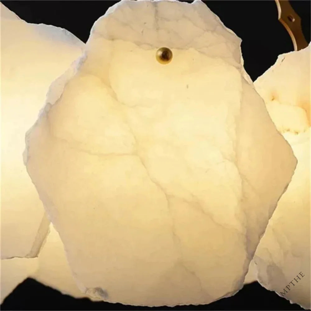 Nasile Alabaster Round Chandelier - jchandelier