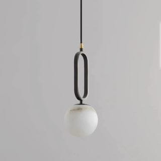 Orb Alabaster Pendant