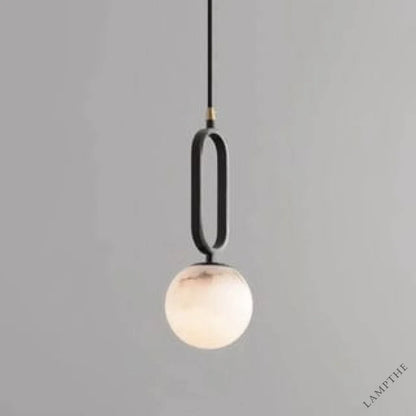 Orb Alabaster Pendant