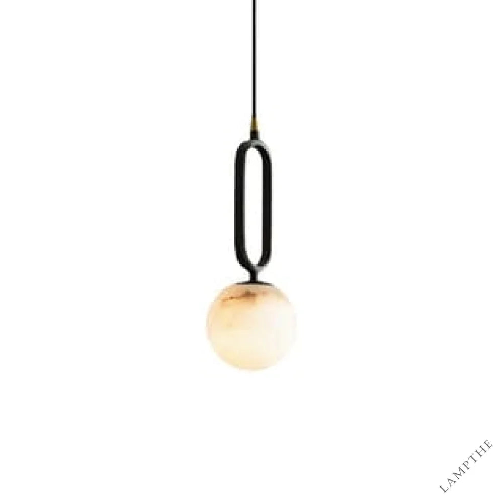 Orb Alabaster Pendant