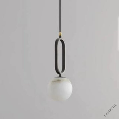 Orb Alabaster Pendant
