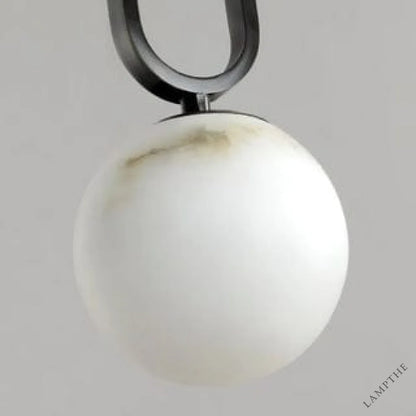 Orb Alabaster Pendant