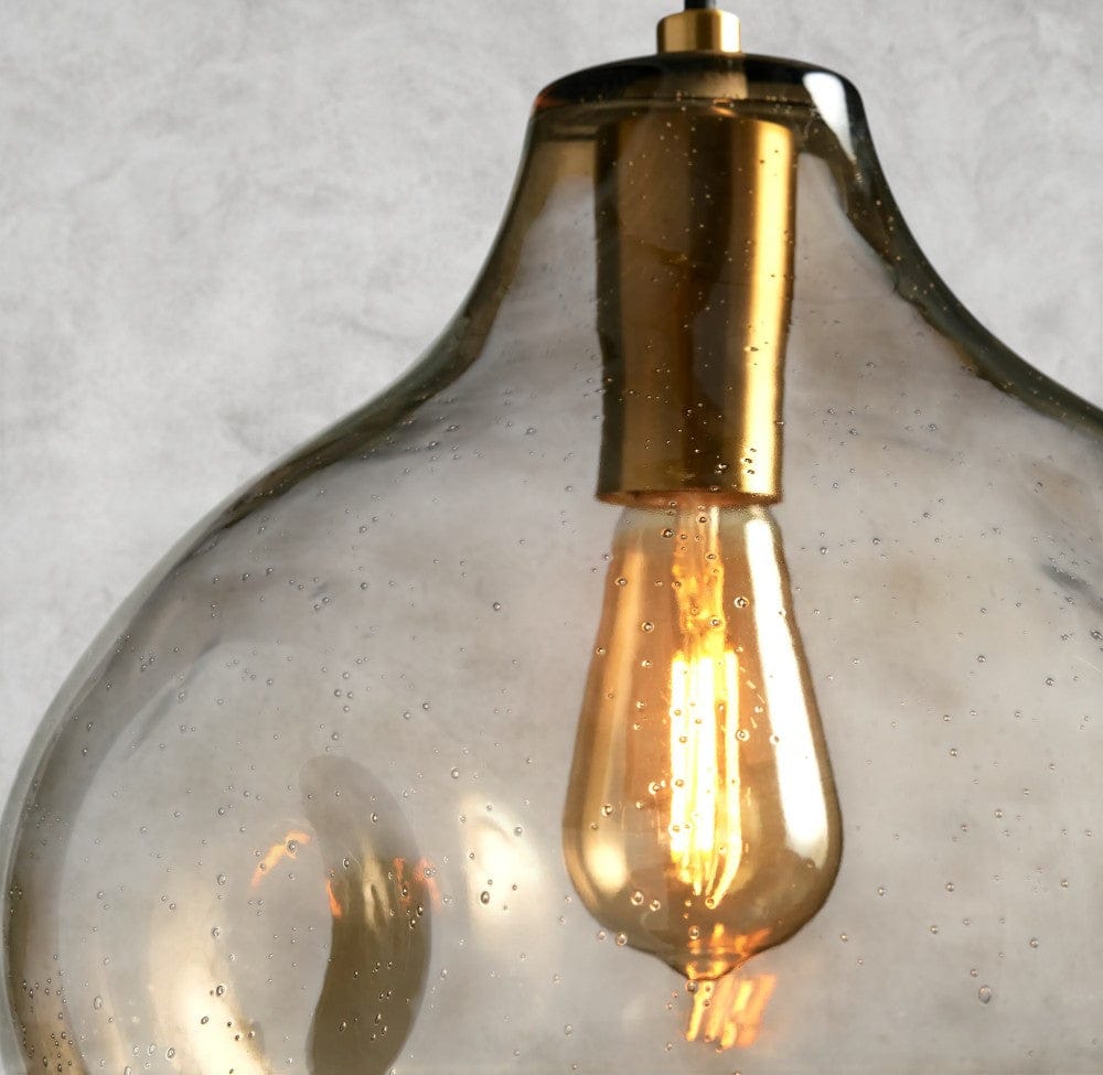 Organic 12" Glass Pendant