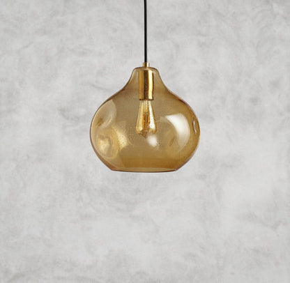 Organic 12" Glass Pendant