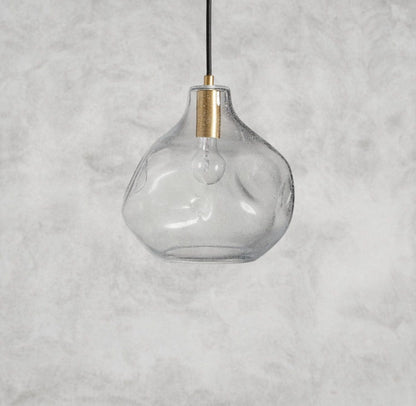 Organic 12" Glass Pendant