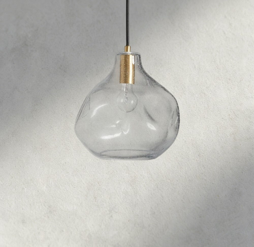 Organic 12" Glass Pendant