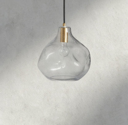 Organic 12" Glass Pendant