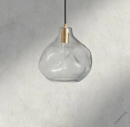 Organic 12" Glass Pendant
