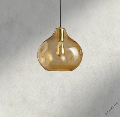 Organic 12" Glass Pendant