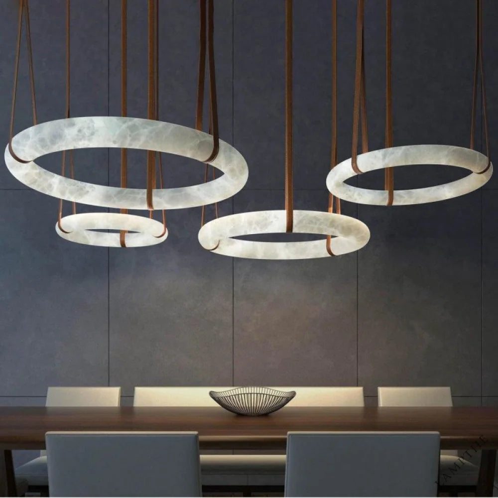 Oslo Alabaster Art Chandelier